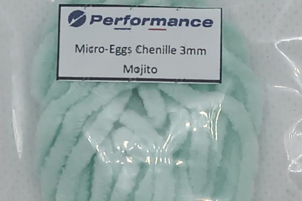 Micro-eggs chenille 3mm Mojito