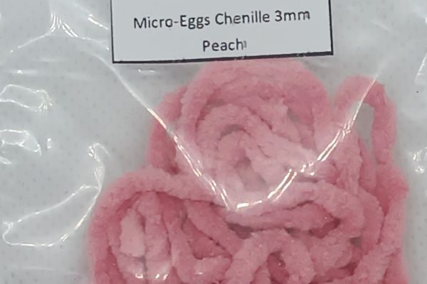 Micro-eggs chenille 3mm Peach