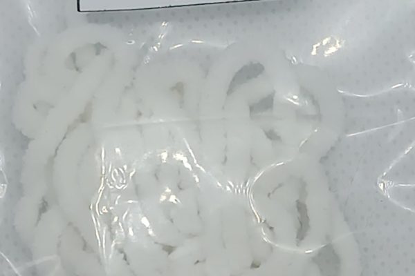 Micro-eggs chenille 3mm Snow